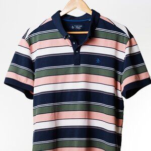 Original Penguin by Munsingwear Striped Polo Shirt XL